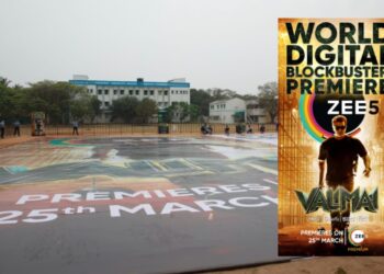Zee5 celebrates the release of Valimai with a 10000sq feet poster Zee5’s