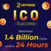 ZEPVERSE ICO Success: More than 1.4 Billion Coins sold in 24 hours
