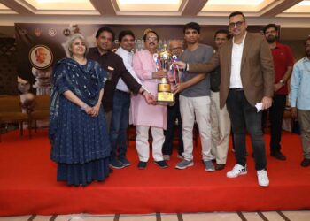 International Master Shantanu Bhambure Winner of 1st Sharad Pawar All India FIDE Rapid Rating Open Chess Tournament