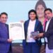 Thejo Kumari Received ‘Top Prestigious personality & Iconic Legend of the Year from the Cricketer Padmabhushan Sunil Gavaskar