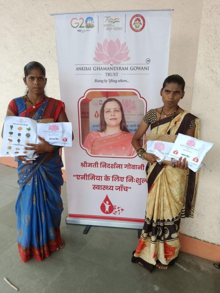 Kamala Ankibai Ghamandiram Gowani Trust Celebrates Trustee Ramesh Gowani’s Birthday by Organizing Anemia Mukt Bharat Camp and Assisting Underprivileged Children’s Education