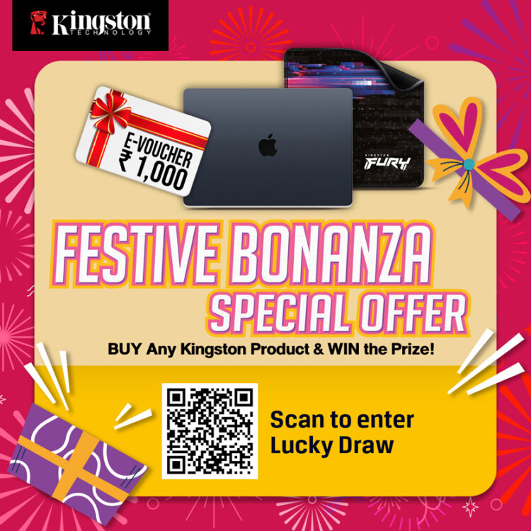 Kingston Technology amps up the festive cheer with its Festive Bonanza Special Offer