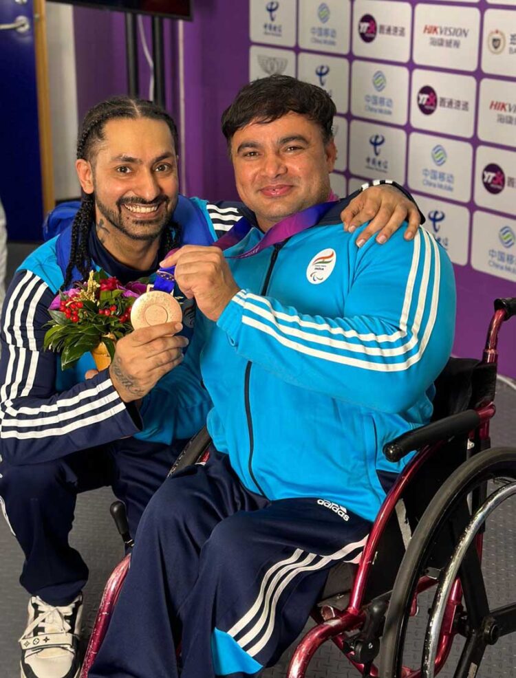 Powerlifter Ashok bags bronze medal at Asia Para Games 2023; makes his coach and India proud