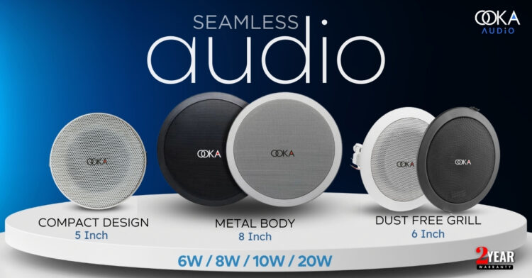 Revolutionizing Retail Audio: Ooka Audio’s NextGen Ceiling Speakers
