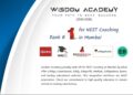 Wisdom Academy: Empowering Students for NEET Success in Mumbai