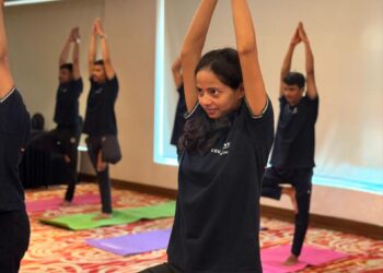 Initiative by Marriott International: Courtyard by Marriott Chakan Celebrates International Yoga Day 2025