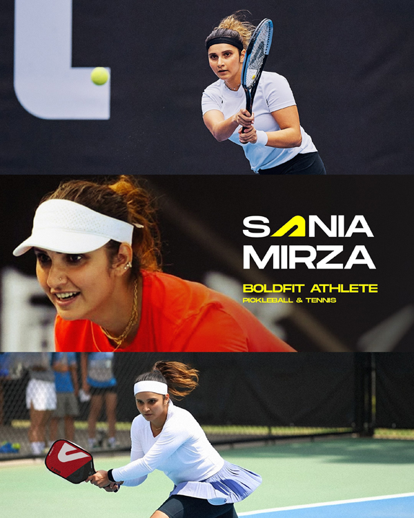 Sania Mirza Partners with Boldfit as Athlete & Investor to launch and create Tennis and Pickleball Gear for India