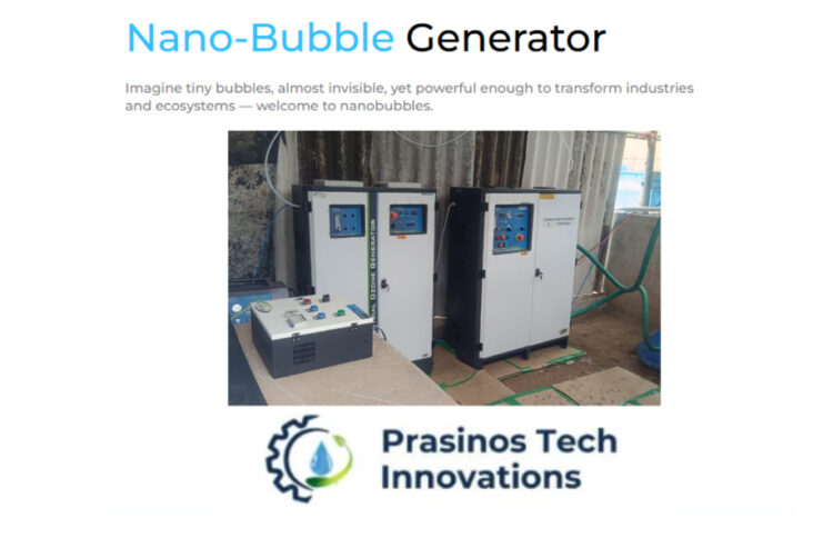 Prasino’s Nanobubble Technology Boosts Efficiency of Industrial Water Treatment in India