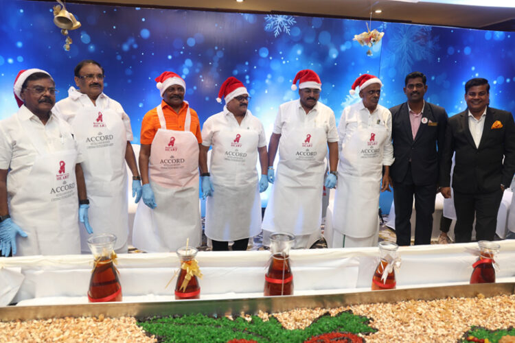 Festive Cheer Begins at Accord Metropolitan with Grand Cake Mixing Ceremony