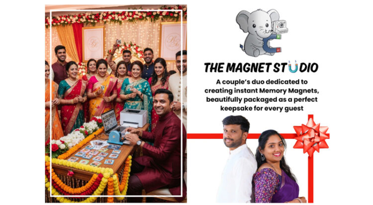 The Magnet Studio Brings Live Photo Fridge Magnet Experiences to Events in Bangalore