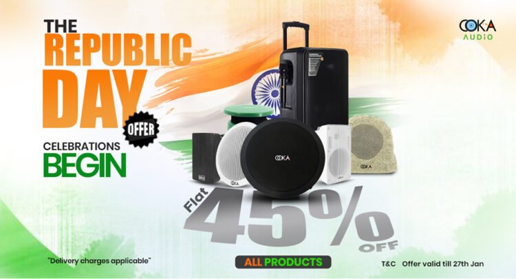 Grab the 45% Republic Day offer: Ooka Audio products now available at a flat 45% off