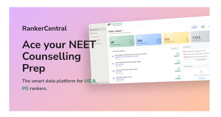 India’s NEET Counselling System Runs on PDFs – RankerCentral Is Building the Data Layer It Never Had