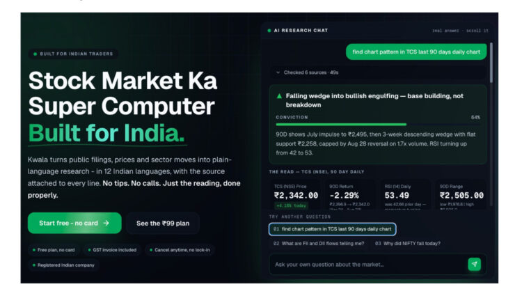 Kwala Intel Enters the Market, Betting It Can Help Retail Traders Stop Flying Blind