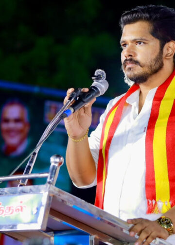 Abishek Ponseelan Emerges as a Young TVK Voice in Thoothukudi
